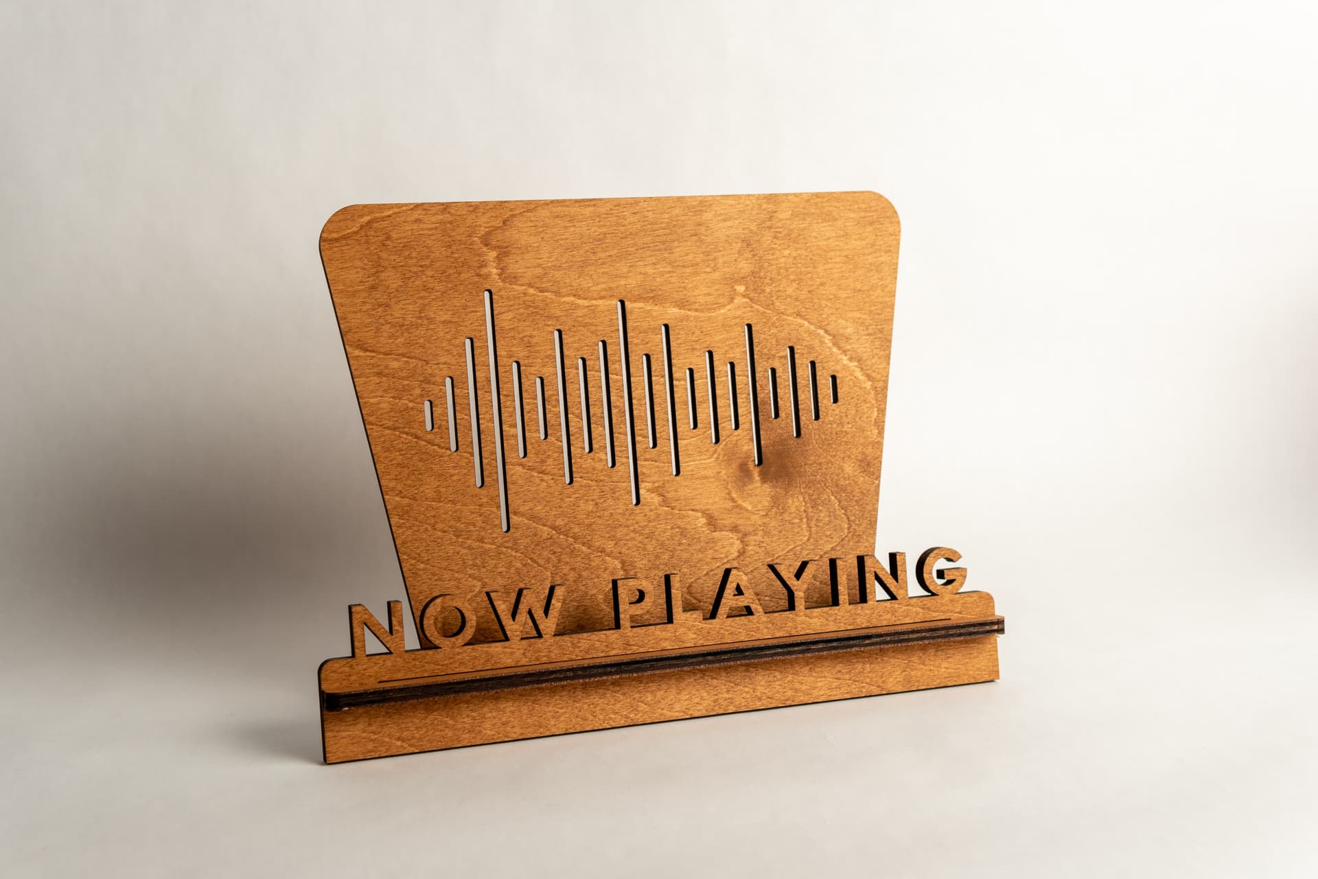 Handcrafted Wooden Vinyl Record Stand - 2 Pack Bundle