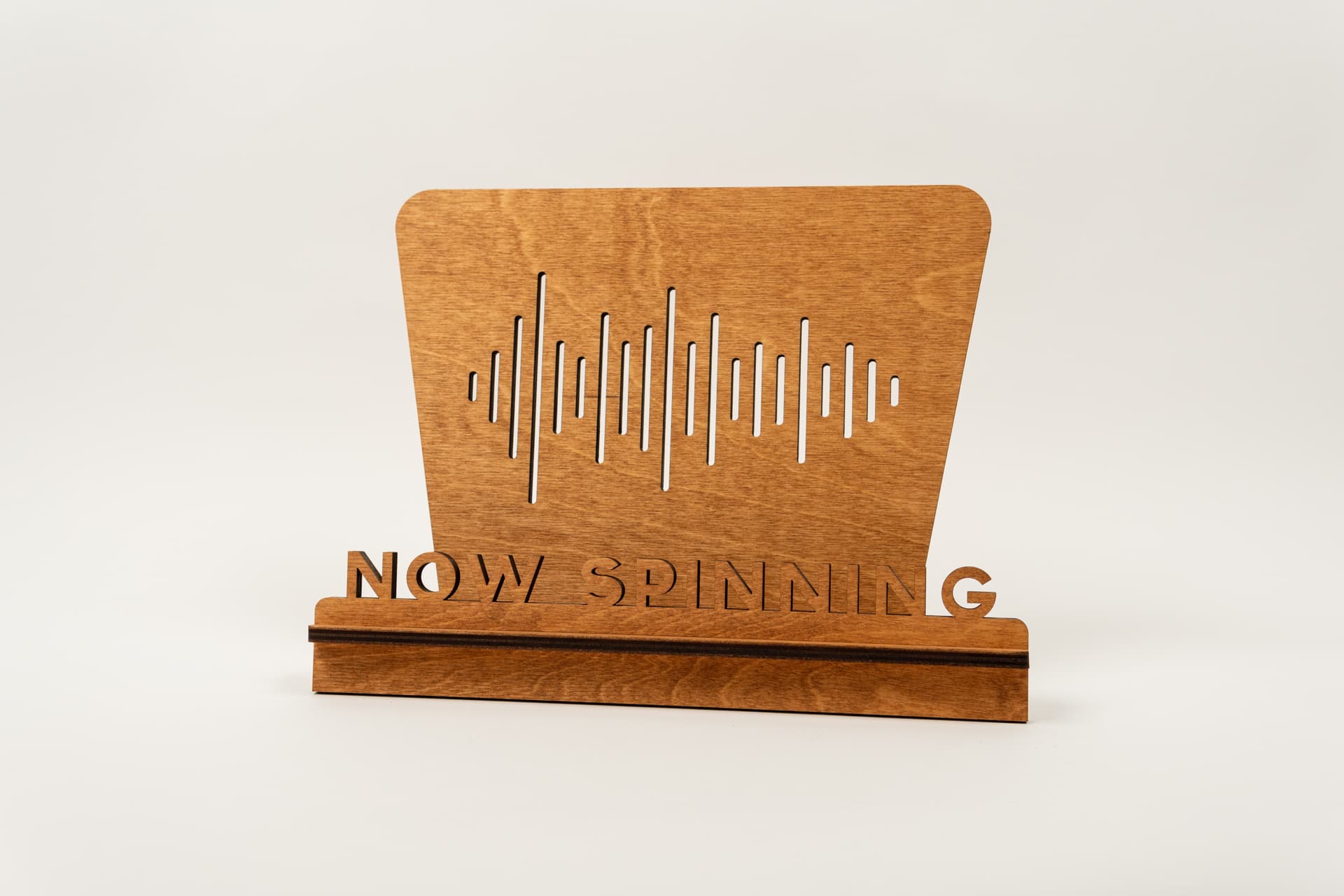 Handcrafted Wooden Vinyl Record Stand - 2 Pack Bundle