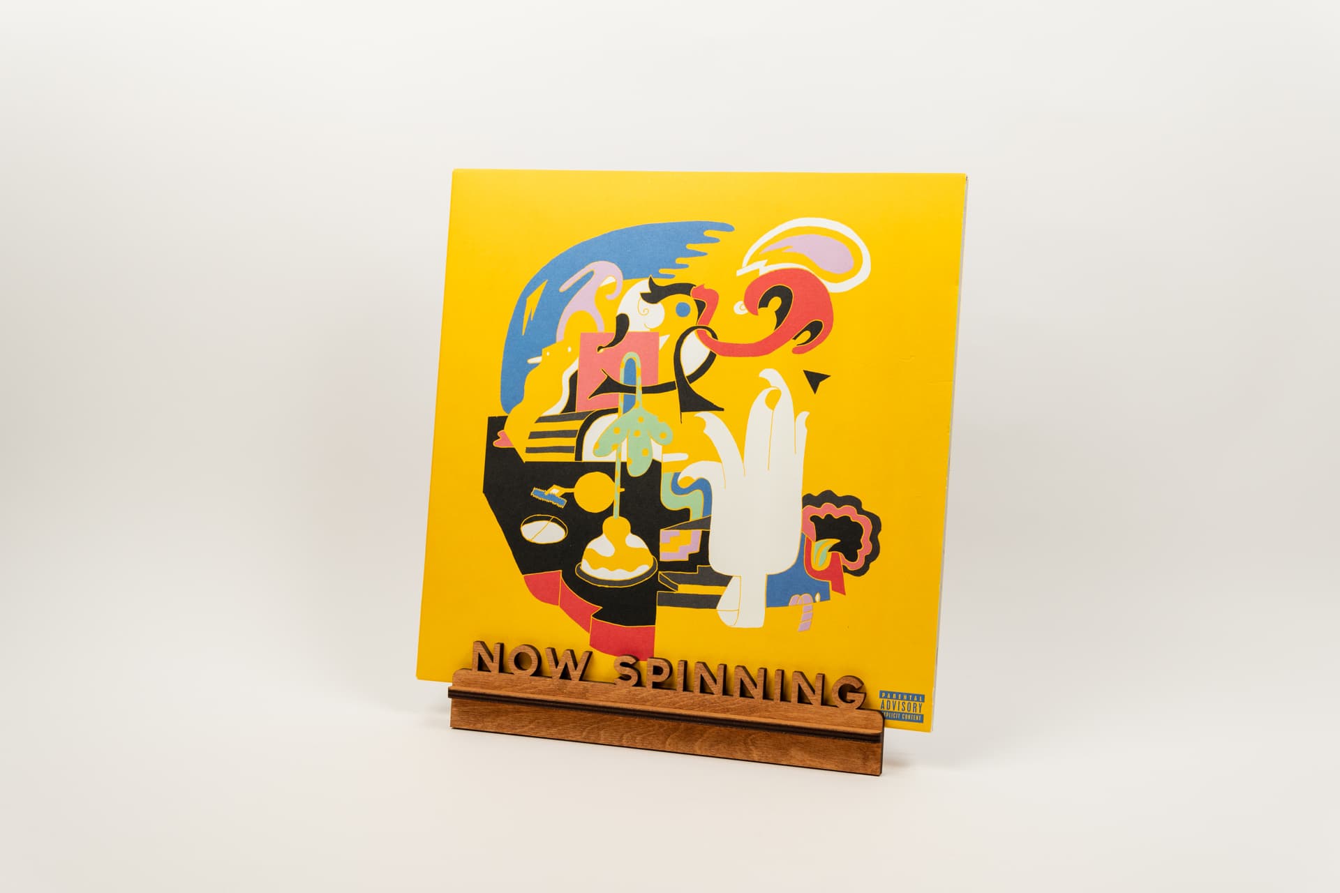 Handcrafted Wooden Vinyl Record Stand - 2 Pack Bundle