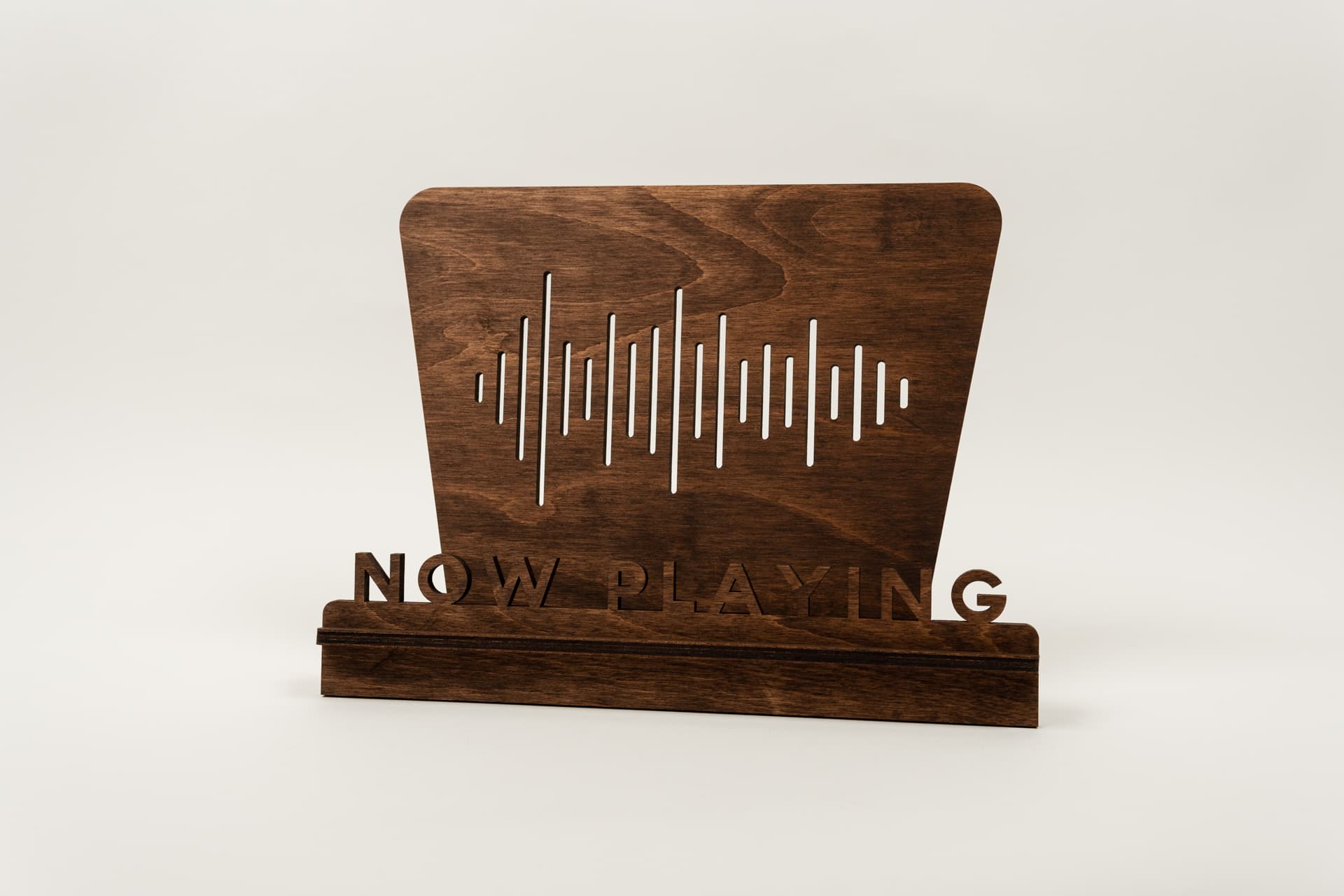 Handcrafted Wooden Vinyl Record Stand - 2 Pack Bundle