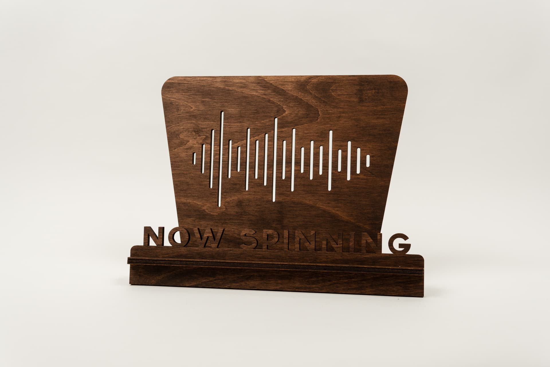 Handcrafted Wooden Vinyl Record Stand - 2 Pack Bundle