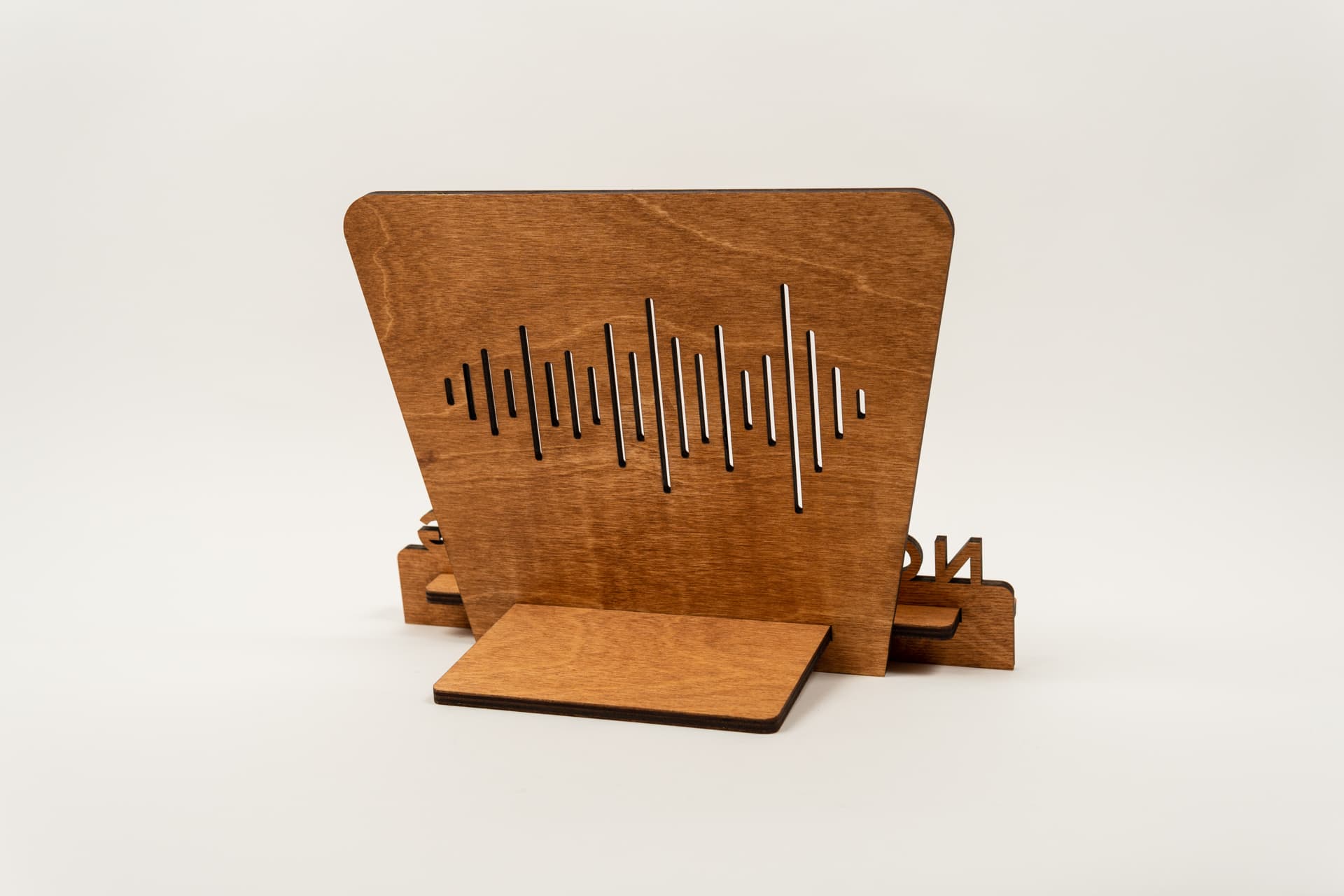 Handcrafted Wooden Vinyl Record Stand - 2 Pack Bundle