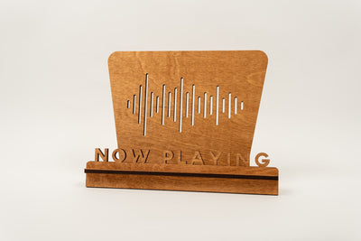 Handcrafted Wooden Vinyl Record Stand - 2 Pack Bundle