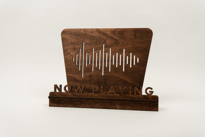 Handcrafted Wooden Vinyl Record Stand - 2 Pack Bundle