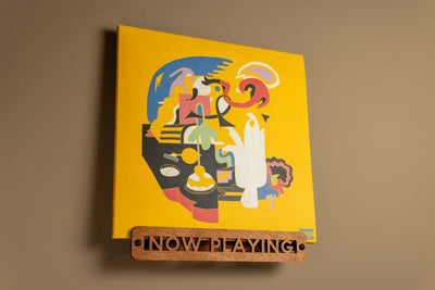 Handcrafted Wooden Vinyl Record Wall Mount | Now Playing Display | Baltic Birch