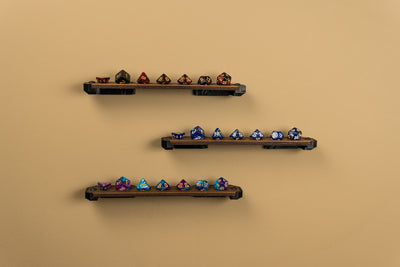 Floating Dice Shelf - Handcrafted